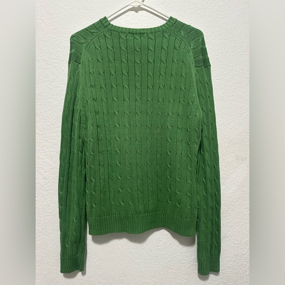 Brooks Brothers Green Sweater 100% Cotton Size XL - Picture 4 of 6